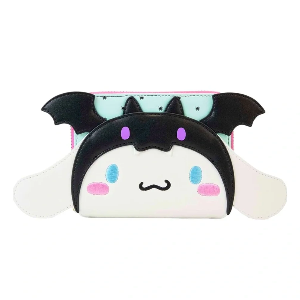 Sanrio Loungefly Cinnamoroll Spooky Cute Vampire Bat Halloween zip around wallet - Picture 1 of 6
